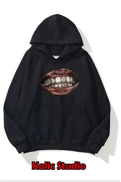 Kalic Studio Grillz Oversize Sweatshirt Black
