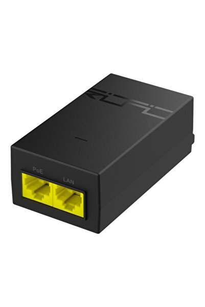 RUIJIE REYEE RG-POE-AF15، حاقن PoE بمنفذ واحد (1000Base-T، 52 فولت، 15.6 واط)