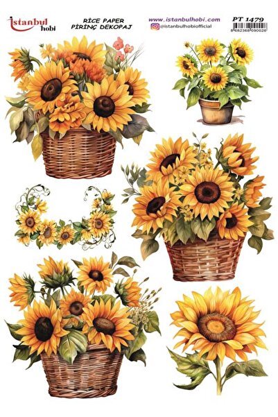 İstanbul Hobi ورق ديكور نحاسي 30×42 سم PT-1479