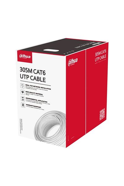 DAHUA Pfm920-6Un 305m Cat6 Outdoor U/Utp 0.53mm (100% Copper) Cable