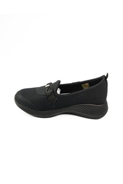 BABALİ King Paolo 5034 Krakers Black Bow Casual Women's Shoes