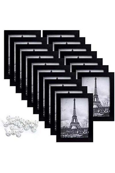 Generic Decorhills DECORHILLS FRAMES & DECOR Picture Frame Set of 17, 5x7 Picture, Display Pictures 5x7 Wit