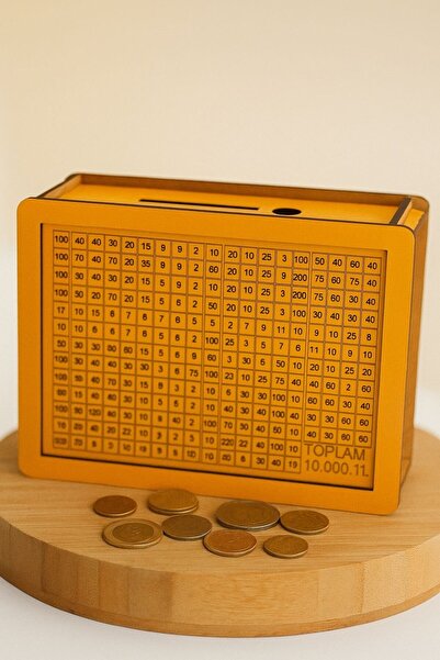 HBS Art Design Renkli Ahşap Hedef Kumbara