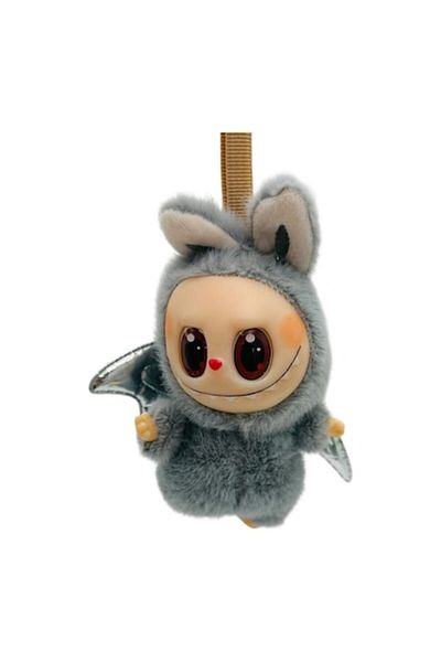 OEMS Plush Toy, BaoBao, Labubu Gray Dinosaur, 15cm, Unique Design, Soft