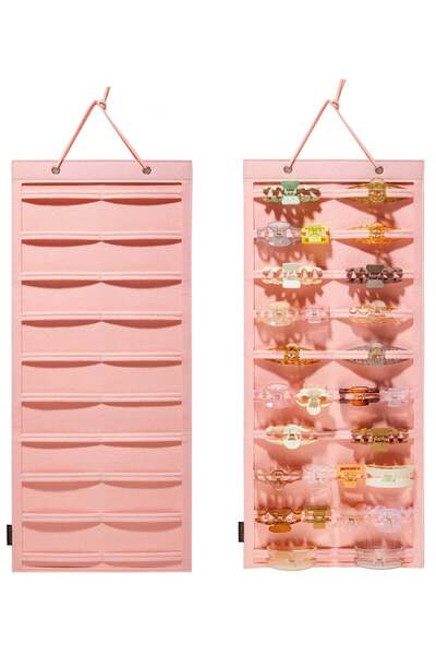 Generic Excefore Hanging Claw Clip Organizer, Large Claw Clip Holder Organizer, Wall-Mount Hair Claw Stand