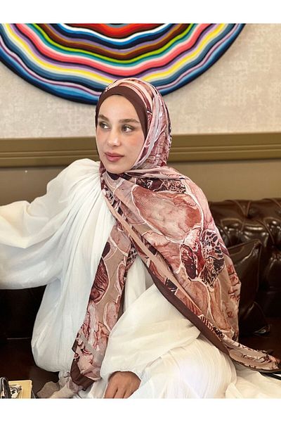 Modakaşmir Lipa Pattern Bamboo Shawl