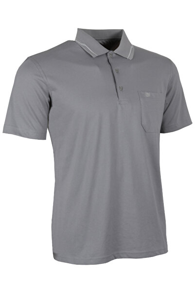 Modarar Men's T-Shirt Polo Neck Regular Fit Single Jersey Rar01327