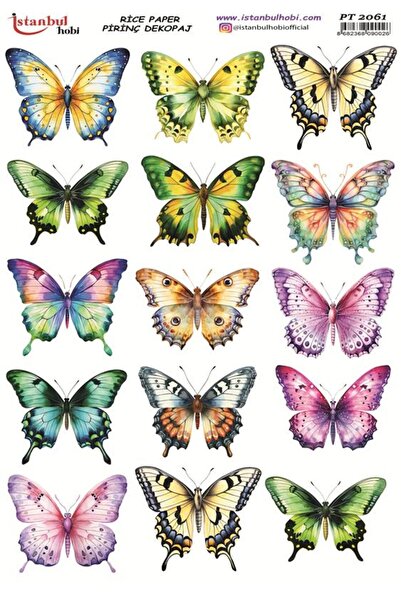 İstanbul Hobi ورق ديكور نحاسي 30×42 سم PT-2061