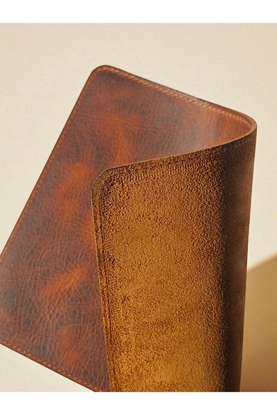 MAT Deri Tan Genuine Leather Mouse Pad 27 X 20 cm Premium Office Accessory