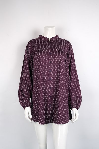 MUSTÜN Moon Patterned Viscose Shirt