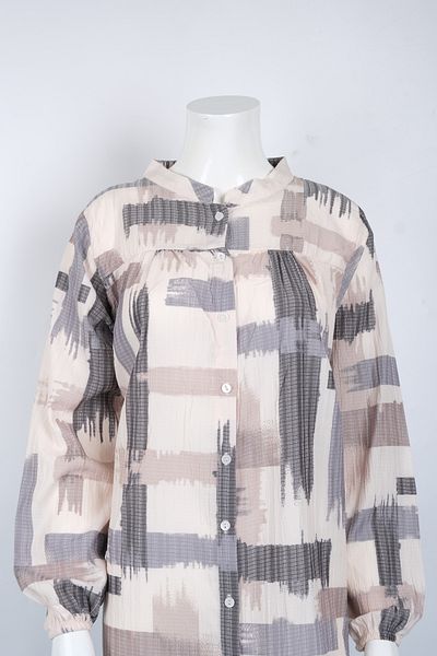MUSTÜN Patterned Woven Shirt