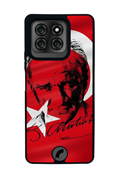 Reeder S71 Compatible Printed, Matte Black Color, Soft Silicone, Protective, Shock Absorbing Cover, Case