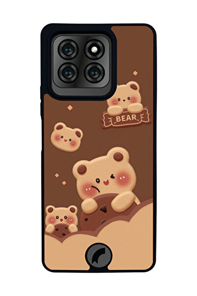 Reeder طباعة متوافقة مع S71، لون أسود غير لامع، سيليكون ناعم، واقي، غطاء ممتص...