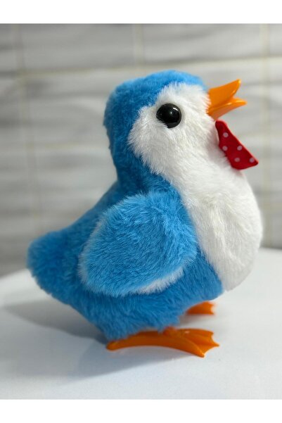KUMSALTRADE Peluş haraketli pilli civciv tavuk horoz peluş ve eğelenceli