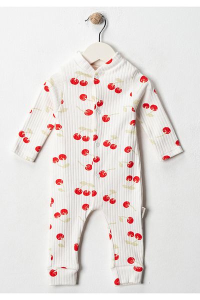 pamira kids Cherry Patterned Children's Jumpsuit