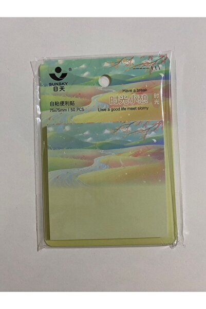 ŞİMŞEK KIRTASİYE BİJUTERİ RENKLİ YAPIŞKANLI RENKLİ NOT KAĞIDI EV OFİS OKUL 75...