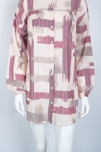 MUSTÜN Patterned Woven Shirt