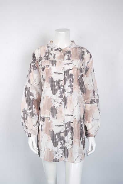 MUSTÜN Patterned Woven Shirt