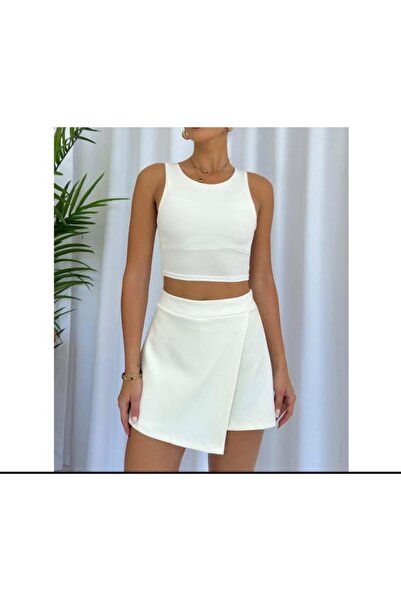 CARABO MODA Kapaklı şort etek