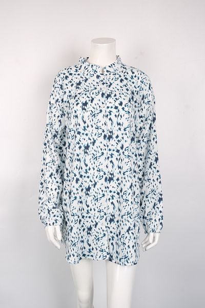 MUSTÜN Patterned Wrinkle Shirt