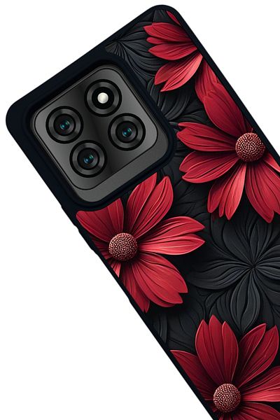 Reeder S71 Compatible Printed, Matte Black Color, Soft Silicone, Protective, Shock Absorbing Cover, Case