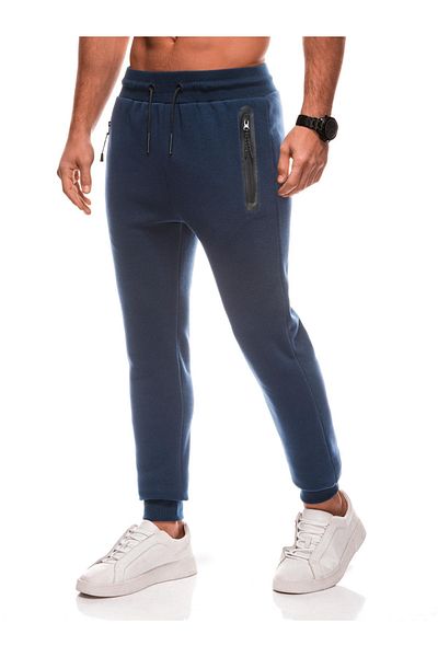 Edoti Men's sweatpants BASIC EM-PABS-0104 - navy