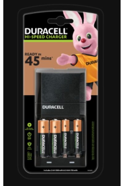 Duracell CEF 27 HIZLI (45 DAKİKA) ŞARJ CİHAZI AA VE AAA PİL HEDİYELİ