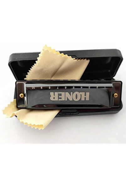 AyrStore H1005 - Profesyonel Ağız Mızıkası - Metal Gövde - Siyah - C