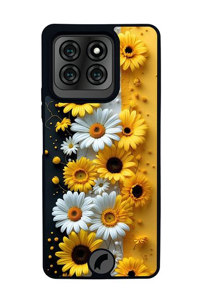 Reeder S71 Compatible Printed, Matte Black Color, Soft Silicone, Protective, Shock Absorbing Cover, Case