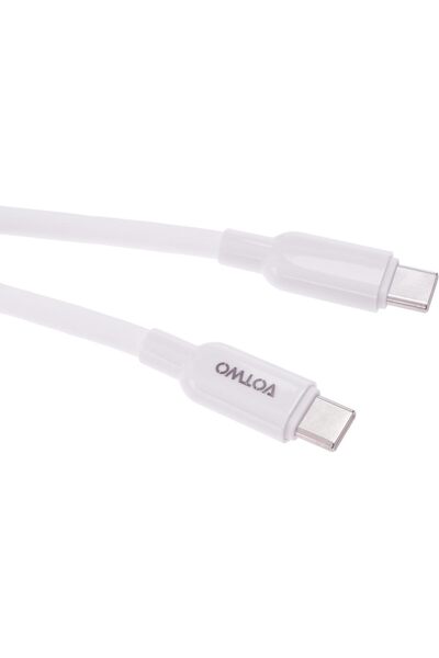 VOTWO كابل USB-C بقوة 60 واط من Votwo، أبيض، CB-14