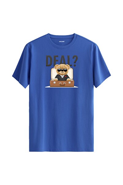 Colermi تي شيرت مطبوع عليه دمية دب مع عرض صفقة - تي شيرت بتصميم دمية دب ممتع ...