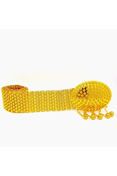 Güven Kemer Ali Usta Eyelet Model – Gold Plated Belt (Dangle / Eyelet Buckle)...