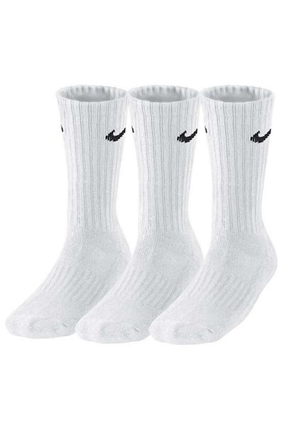 Nike Set 3 Pairs Training Socks SX4508-101, Men, White, 42-46