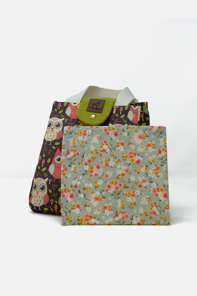 PUDUBAG Colorful Patterned Lunchbox for Kids and Adults