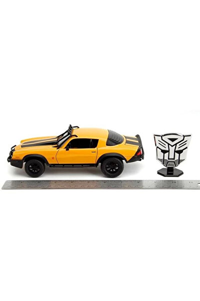 Genel Markalar 1:24 Transformers 1977 Chevrolet Camaro Bumblebee Model Araba