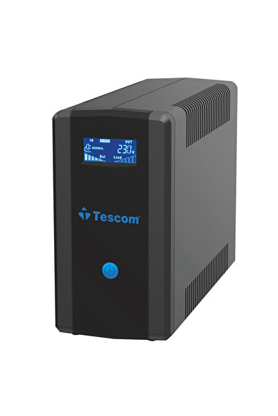 TESCOM Leo+ 650 VA ( 1x7AH) ( 5/10dk) Line Interactive UPS