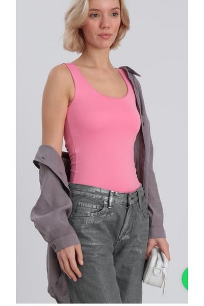 nesli Diver Fabric Premium Quality Pink Undershirt Nes456677*