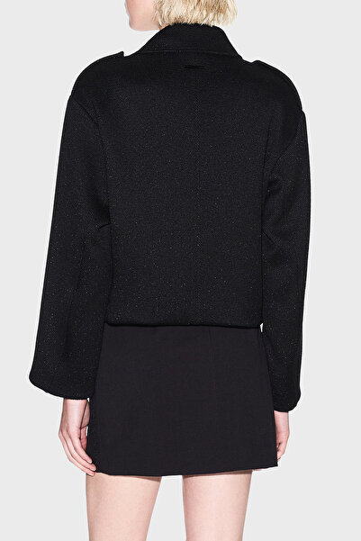 Armani Exchange Slim Fit Apash Collar Silvery Woven Jacket Jacket Xw001236 Af16198 Uc001