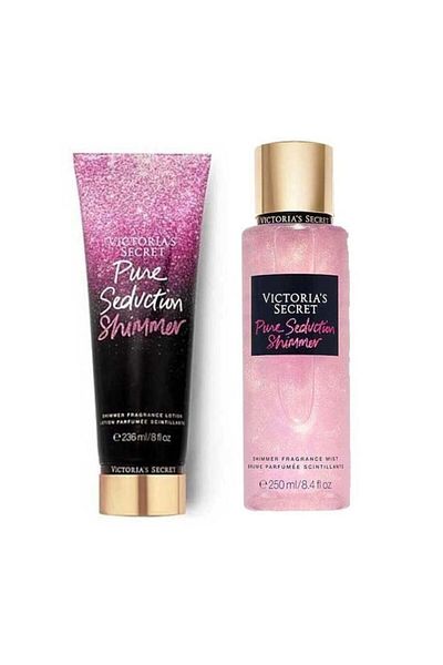 Victoria's Secret Set Victoria's Secret, Pure Seduction Shimmer Spray and Body Lotion