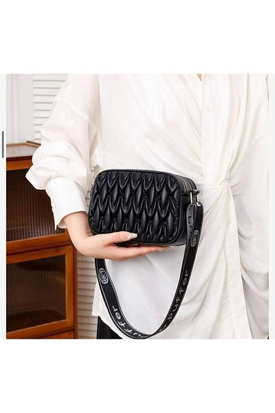 Geneic Shoulder bag with prominent quilted design, available in several colors