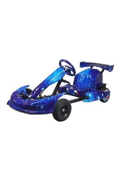 Generic Galaxy Design Kids Electric Scooter Kart - Electric Racing Car for Boys and Girls