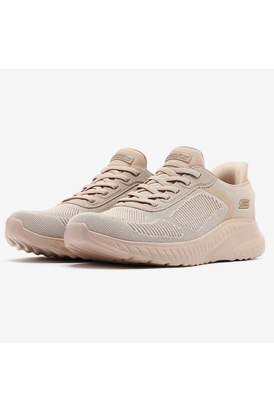 SKECHERS Bobs Squad Chaos Current Muse 117497 Unisex Sports Shoes Beige