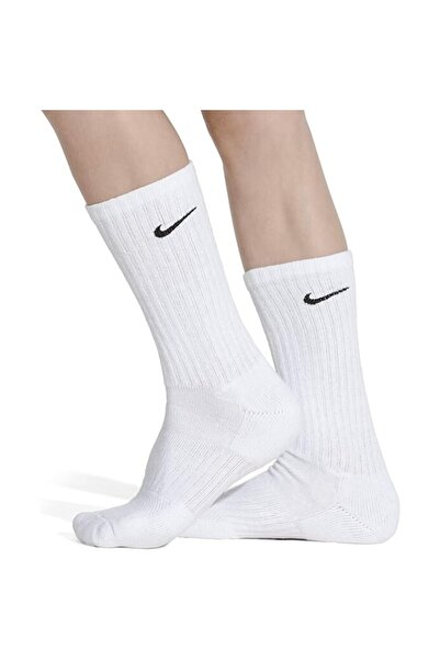 Nike Cushion Crew - Set of 6 sport socks, cotton, white, 34-38