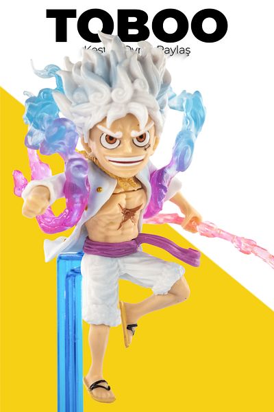shop Q Version One Piece Luffy Gear 5 Nika Form |   Sun God Luffy Collectible Action Figure 13cm