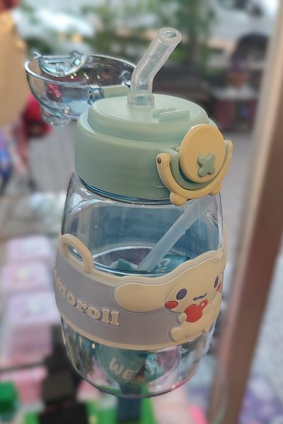 ada çanta kırtasiye Cinnamoroll Figured Children's Water Bottle Flask 500ml Hanging Plastic Ad71038