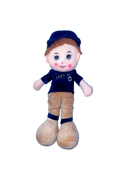 Toybox Cute Cartoon Little Boy Plush Toy Soft Stuffed Doll For Girls And Boys - 50cm