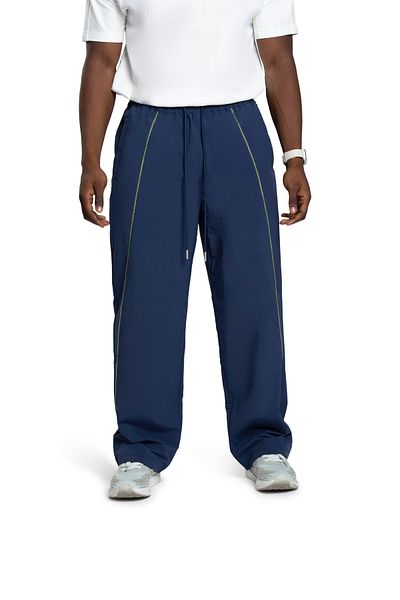duneus Men's Wide Leg Joggers - Dark Blue