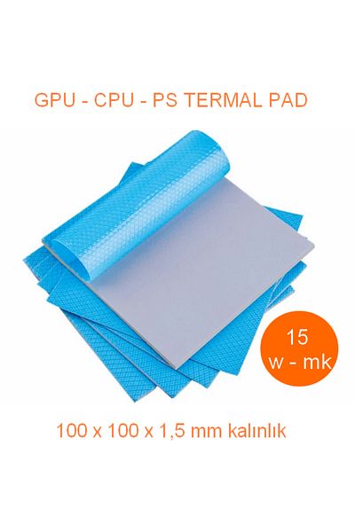 siar 100 X 100 X 1.5 mm Gray Thermal Conductive Pad - 15 W/M-K