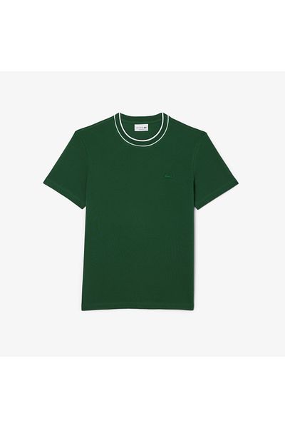 Lacoste Stretch Pique Stripe Collar T-shirt - TH8174-00-132