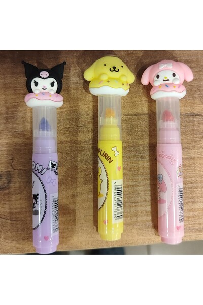 ada çanta kırtasiye 3 Pcs Sanrio Characters Highlighter Ad81567